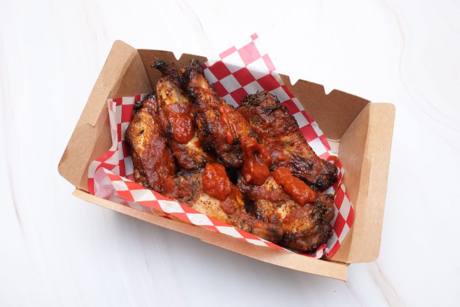 Spicy wings platter